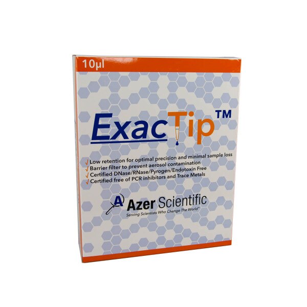 Pipet tips, 0.1 - 10ul, box back